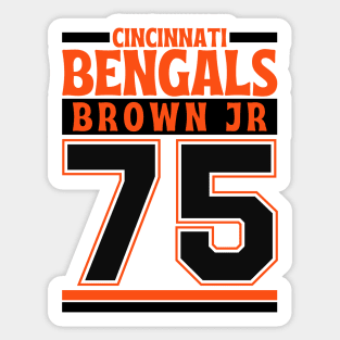 Cincinnati Bengals Brown Jr 75 Edition 3 Sticker